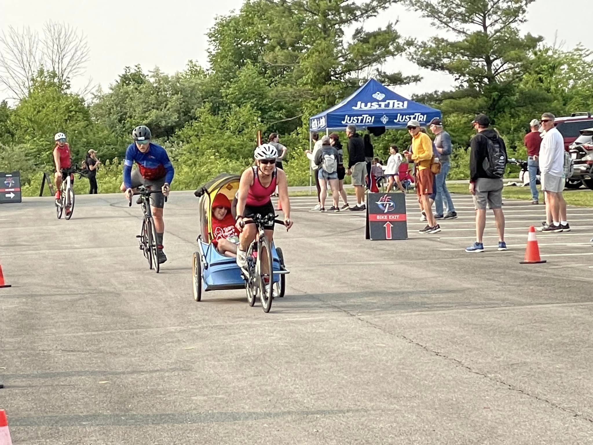 Deer Creek Triathlon/Duathlon June, 2023 Team Heart and Sole